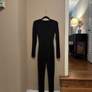 Black Long Sleeve Jumpsuit